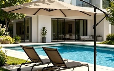 Best 10-ft Offset Patio Umbrellas for Shade on Breezy Days