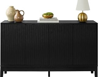Best Choice Products 4-Door Reeded Storage Cabinet (2026)