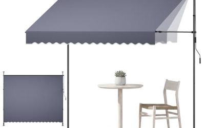 8 Best Retractable Awnings for Sun Protection on Small Patios