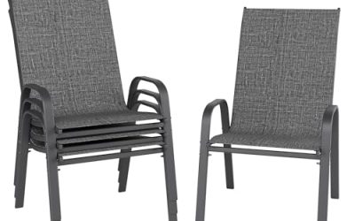 8 Best Stackable Patio Chairs for Easy Storage