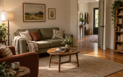 How to Arrange Seating Around a Corner Doorway