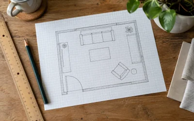 How to Map Door Swings on a Furniture Plan