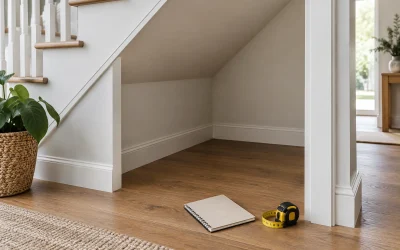 Measure Storage Space Under a Staircase