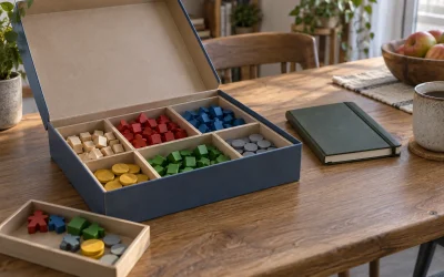 Organize Shared Board Games with Missing Pieces