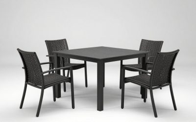 7 Piece Patio Set with Swivel Chairs: Space Needed, Swivel Mechanisms and Frame Choices