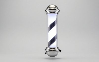 Best LED Barber Poles for Barbershop Storefronts