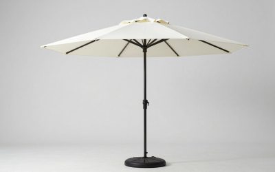 Blissun 9 Ft Patio Umbrella: Shade Coverage, Fabric and Crank Details