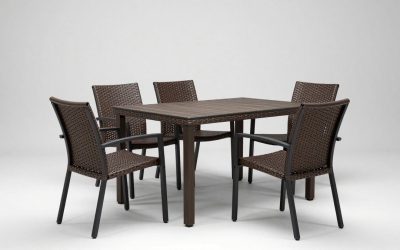 4 Seater Patio Dining Set: Table Shapes, Parasol Sizing and When to Go to 6
