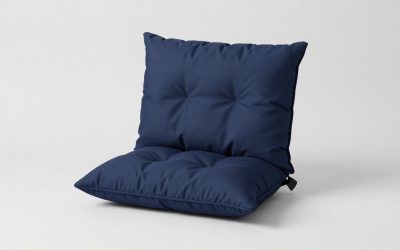 Navy Blue Outdoor Chair Cushions: Fade-Resistant Fabrics, Sun Heat and Sizing